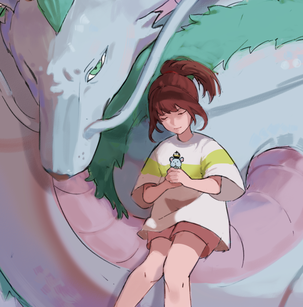 「wip of my 500th spirited away piece 」|rinsのイラスト