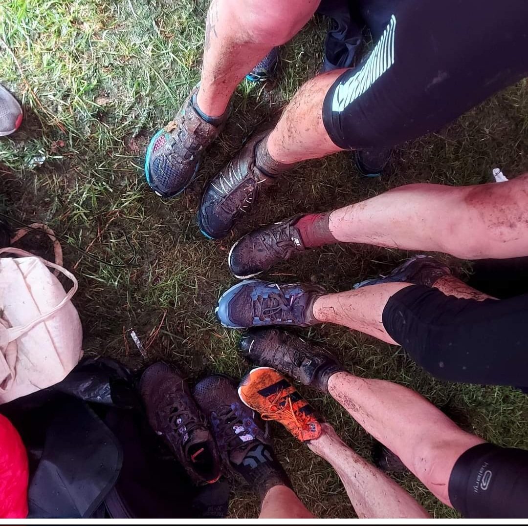 mrsmboyle's tweet photo. Two extremes. Yesterday doing a recce of Dundrum 8 and today my first cross country experience in Armagh. Conditions were brutal but thanks to my murlough colleagues we had a great day. https://t.co/QpSWUDjZFp
