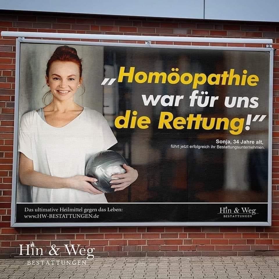 #Homöopathie war die Rettung.