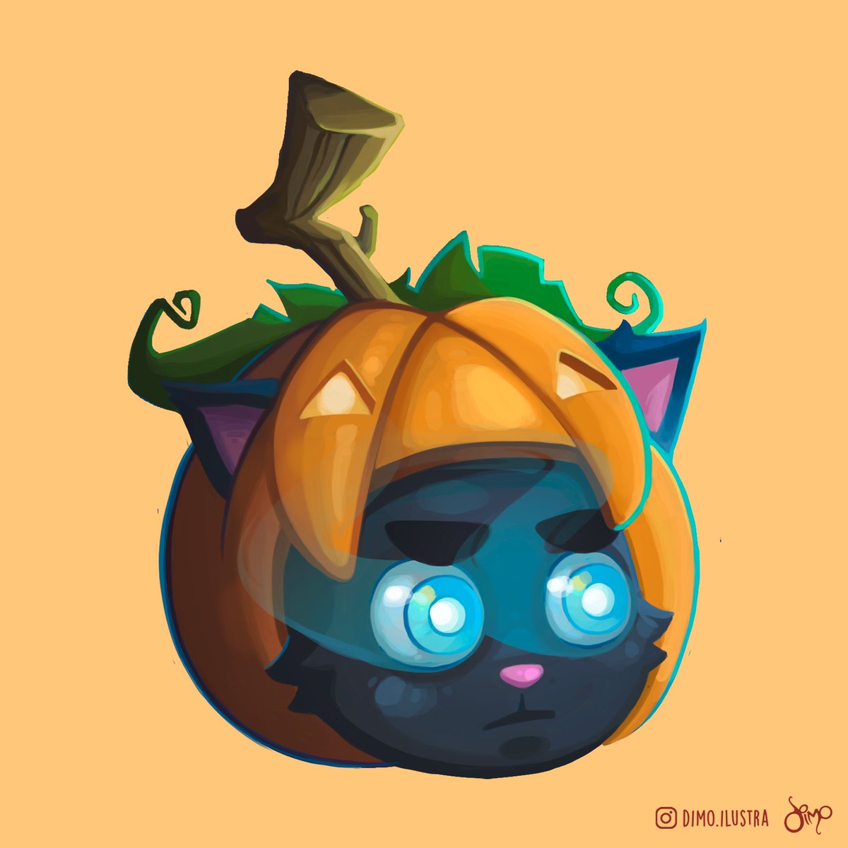 dimo_ilustra's tweet image. Práctica de color 
#digitaldrawing #colorpractice #DigitalArtist #digitalart #Halloween #BlackCat #ilustradordigital
