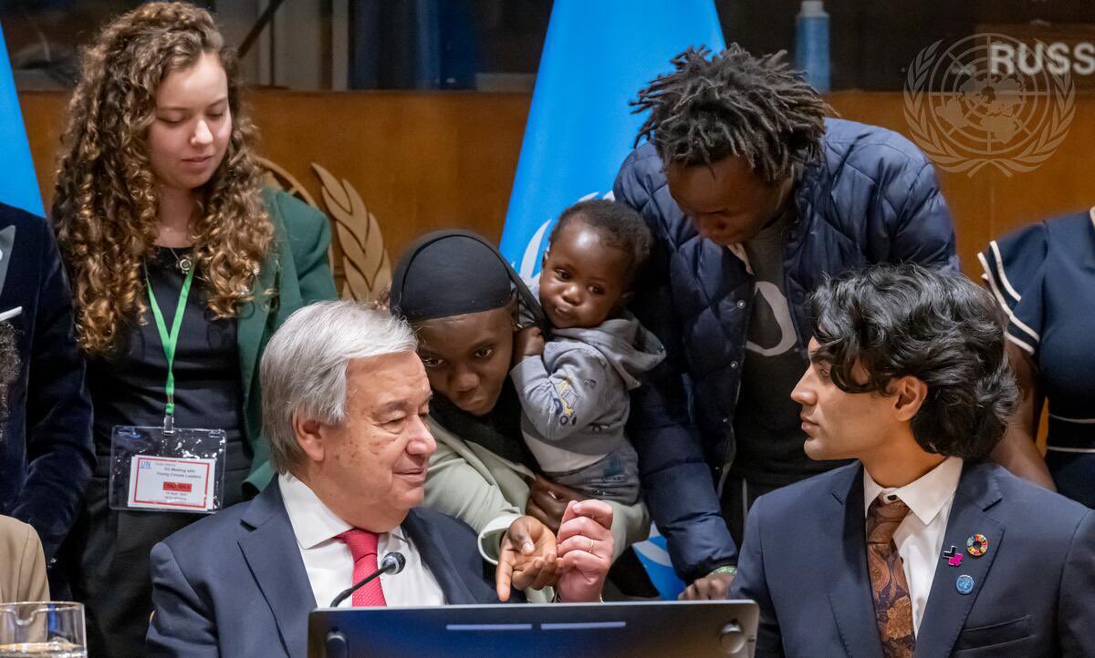 Serving as climate advisor to the @UN Secretary General @antonioguterres has given me the opportunity to not only advice on climate issues but also share the remarkable work youth are doing in the climate space.