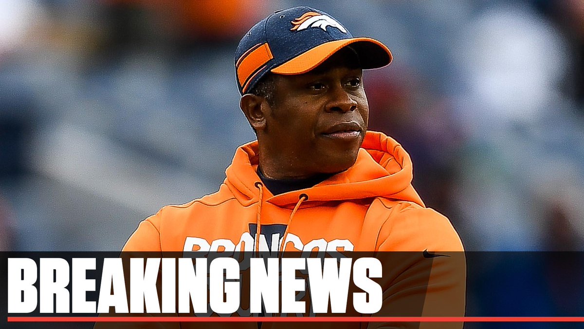 FauxBroncosHC's tweet photo. The Denver Broncos have fired DC Vance Joseph and are leaving him in Miami https://t.co/4r64hFGtMj