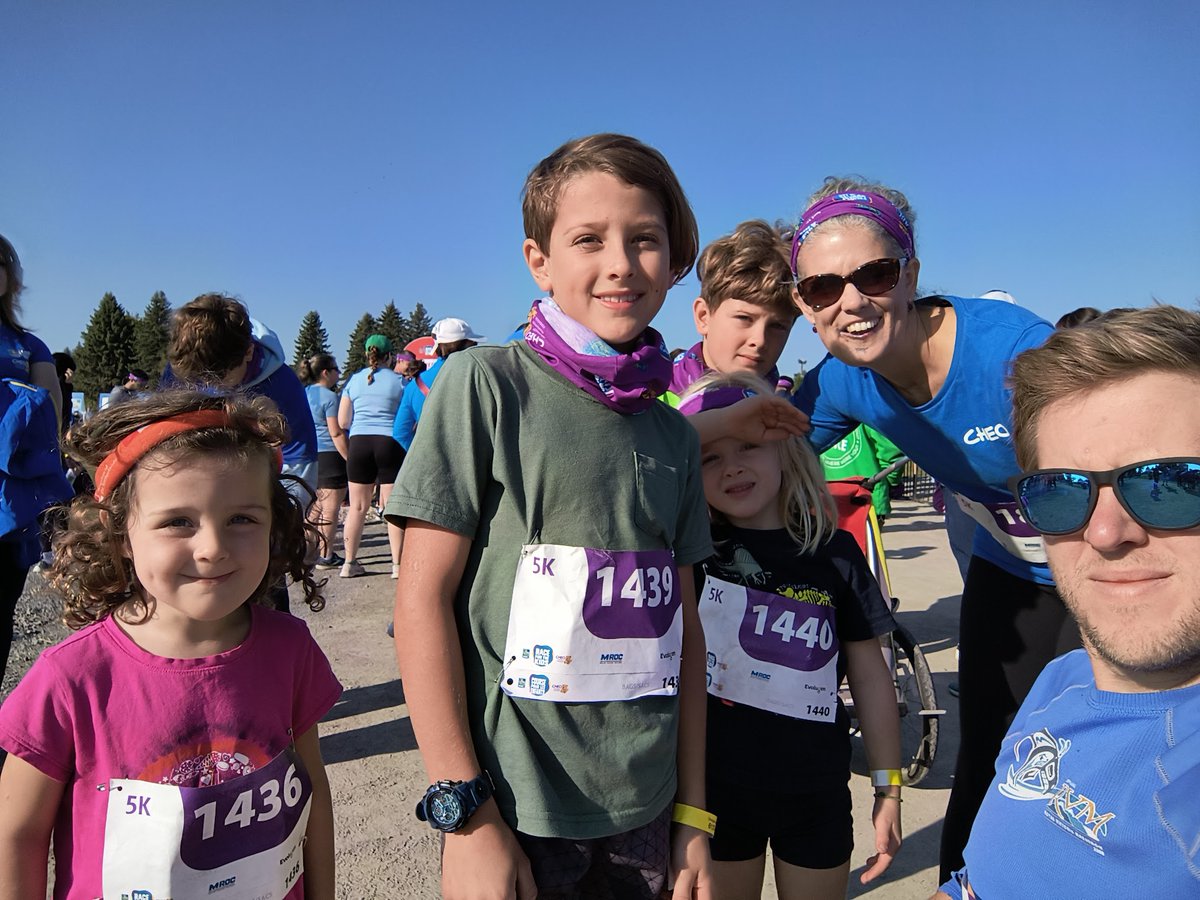 Great morning at the RBC Race for the Kids in support of CHEO Mental Health 🫶