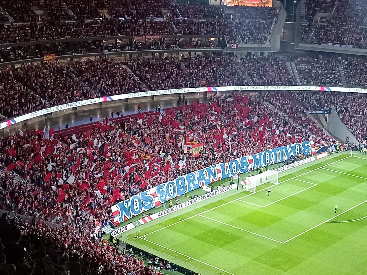 Y si tenemos a la mejor afición del mundo se dice y punto.