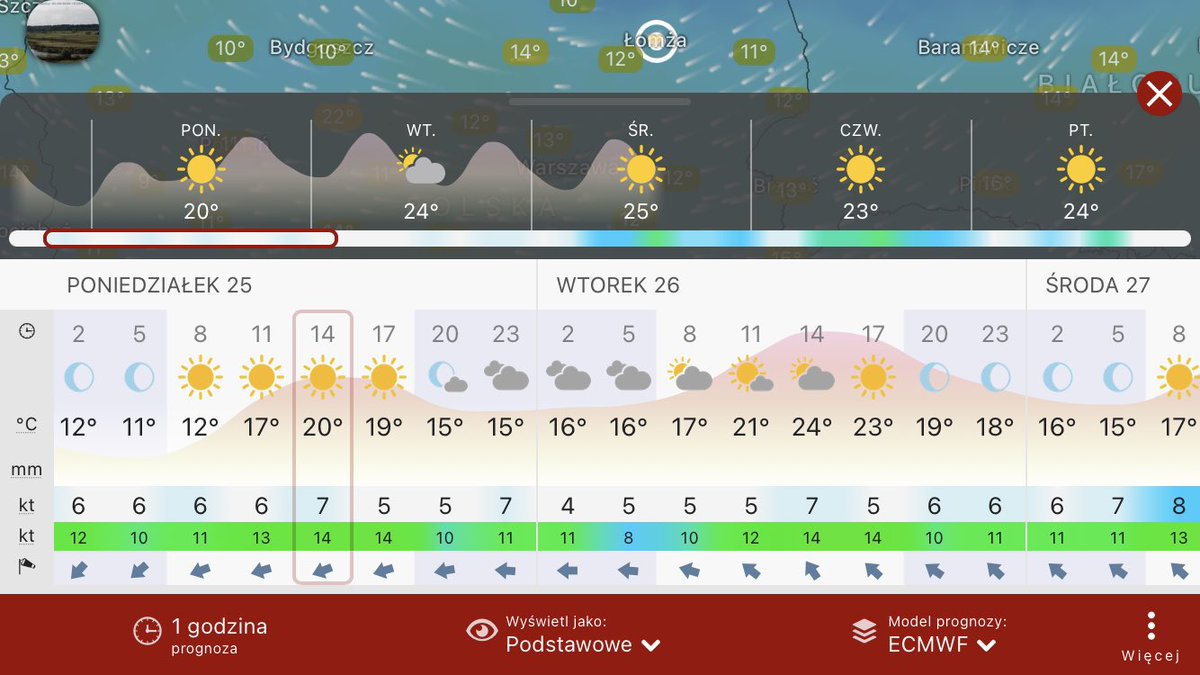MeteoinfoLMOSPL's tweet photo. Prognoza pogody wg.modeli #ECMWF #GFS #ICON dla #Łomża na 2️⃣5️⃣.0️⃣9️⃣.2️⃣0️⃣2️⃣3️⃣ #Windycom https://t.co/dfWeG7O0ck
