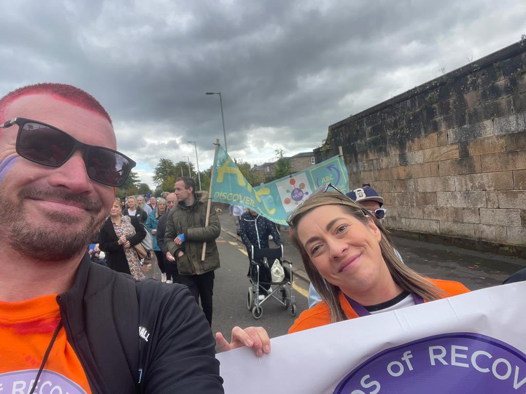 What an incredible day at the #RecoveryWalk2023 in #Inverclyde 
We had such an amazing turnout yesterday and the <a href="/turningpointsco/">Turning Point Scotland</a> team done a brilliant job 
As did the #Ayrshire crew with #MindsofRecovery <a href="/DarrenA333/">Darren Anderson</a>