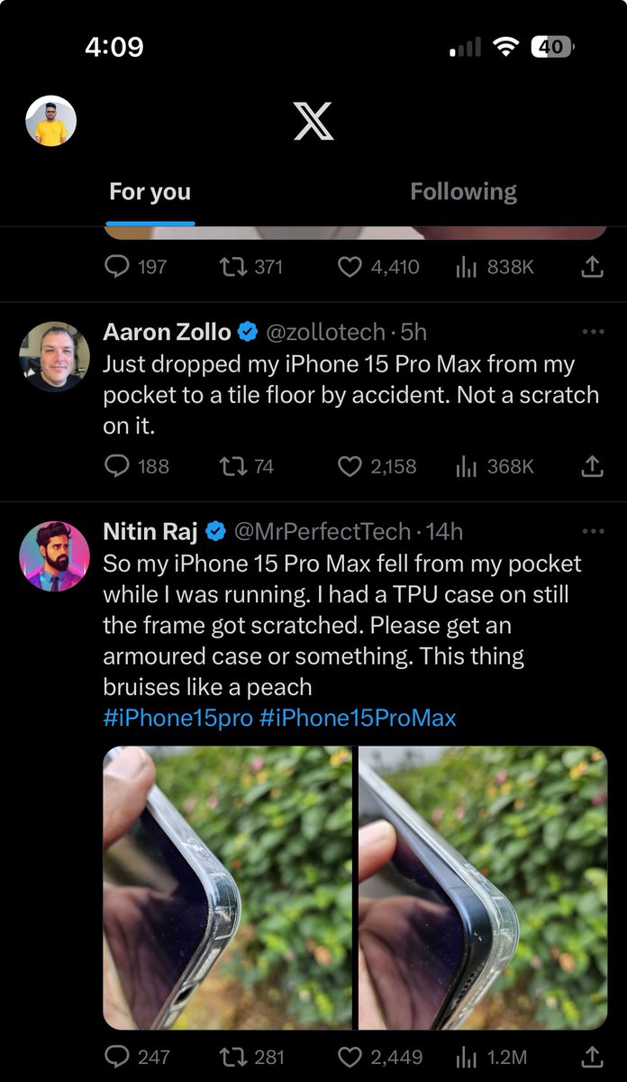 darshit4554's tweet photo. @zollotech @X nailed my feed today.  @zollotech https://t.co/TgMWr94CrY