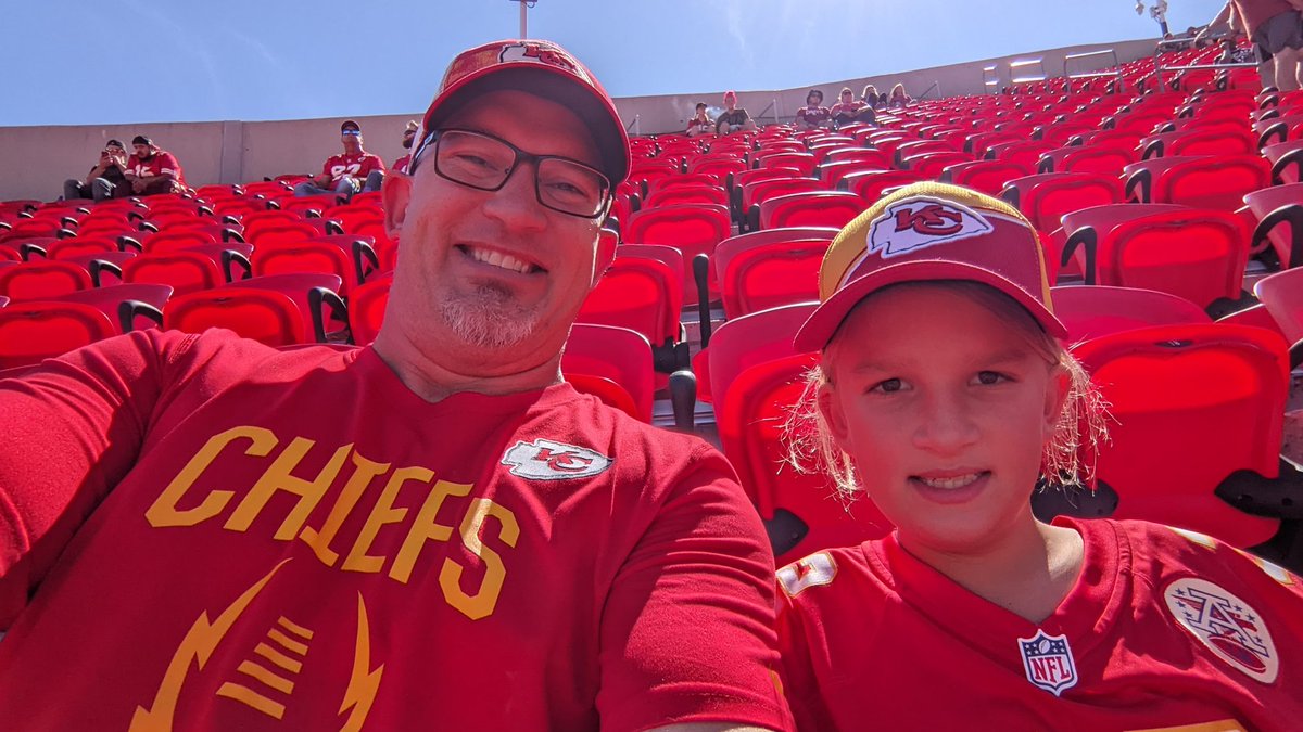 His first game at Arrowhead! #ChiefsKingdom