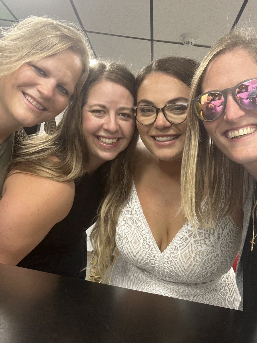 kb_katiebourk's tweet photo. Shall we go for it?!?! #weshall
Had a blast celebrating Haley and Erich yesterday!
@Haley_Covais is always there to match my LET’S GOOOO energy, love of a good pen, and enjoys going to the same place I do 😂
So fun having the friends together again 😎 https://t.co/Cg6LQD6isD