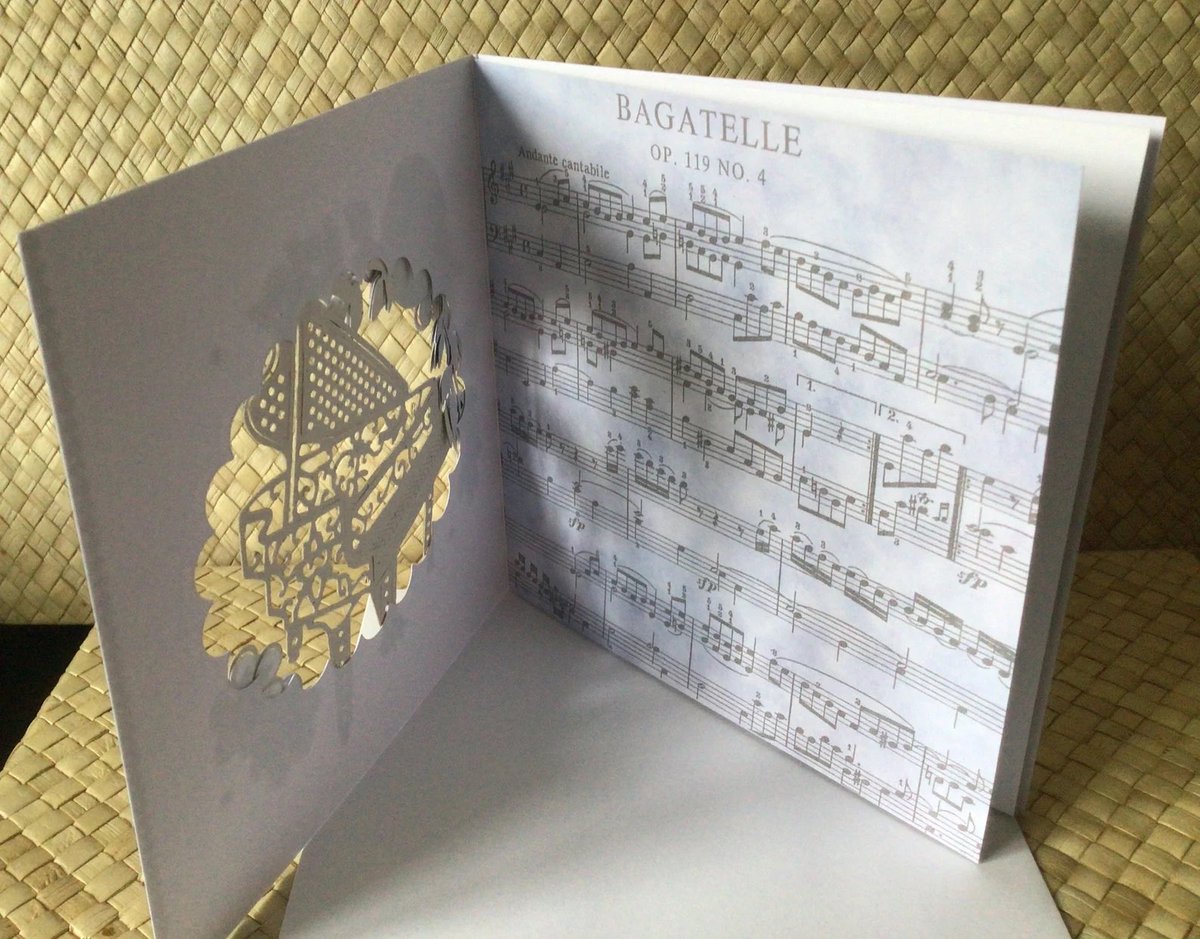 cardsallacarta's tweet photo. Unique handcrafted cards for music lovers ๐ถ๐น
Beethoven Piano Birthday Card - Music Exam Success - Moonlight Sonata https://t.co/BdllYf84jg
#CraftBizParty #createuk #uksmallbiz #mhhsbd #TheCraftersUK https://t.co/QLcJeIFCpv
