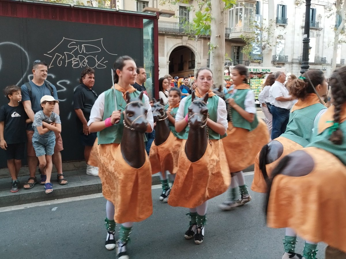 EsbartCatala's tweet photo. Cavallets petits i Cavallets Cotoners a la Cavalcada de la Mercè! https://t.co/fHqHkwUrXu