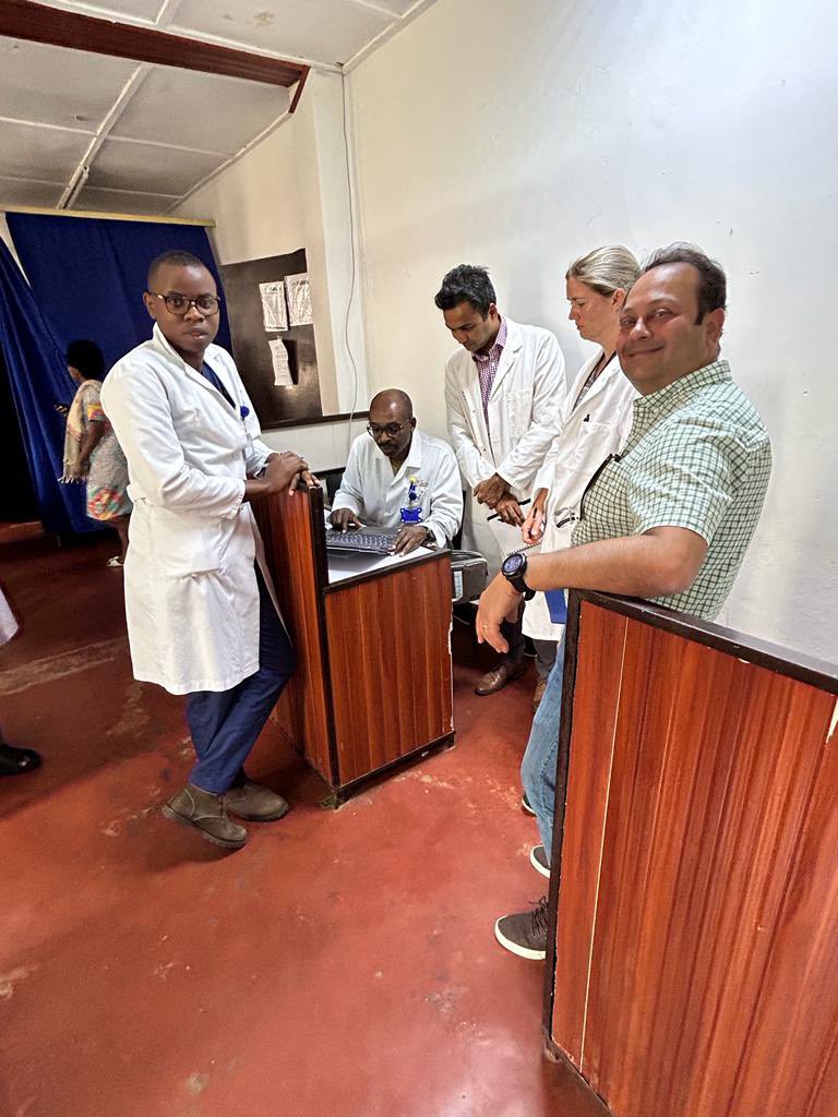 Pre-op ward round and clinic today @HospitalChuk with Rwandan Neurosurgeons Dr Muneza and Dr Eric. Preparing for a week of skull base neurosurgery in Kigali