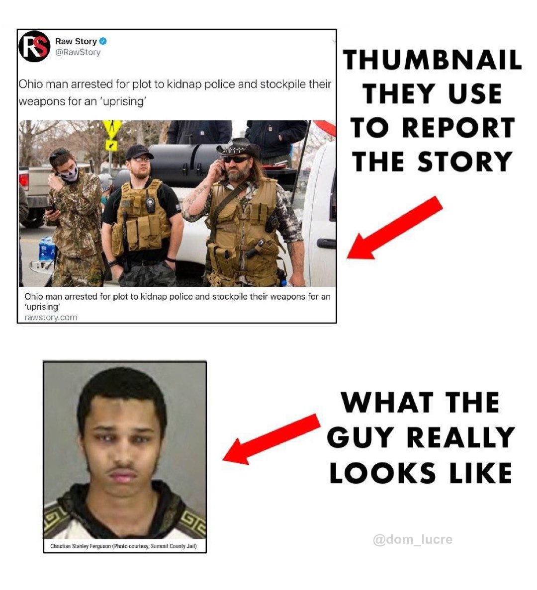 dom_lucre's tweet photo. We are all being played. The media is the enemy of the people. https://t.co/gvDnccjavb