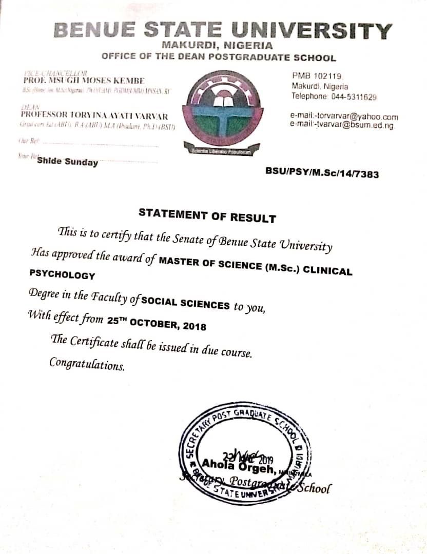 wind_2023's tweet image. This man here was my mate during my undergraduate days. He is and officer of the Nigeria Police force. He has gone ahead to obtain his Masters degree and PHD  in clinical psychology. He got a CGPA Of 5:00 in his PHD. Unfortunately he has not been promoted in NPF.