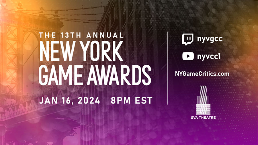 eventsforgamers's tweet photo. 13th Annual New York Game Awards has been added to the calendar! 🗓️

Coming up next year on January 16, 2024 in New York, NY USA 🏙️: https://t.co/xSrjAf5y3d

Check out hundreds of other #Festival award events in our #GameIndustry calendar. #GameDev @NYVGCC #NYVGCC https://t.co/xatSy6NCvU
