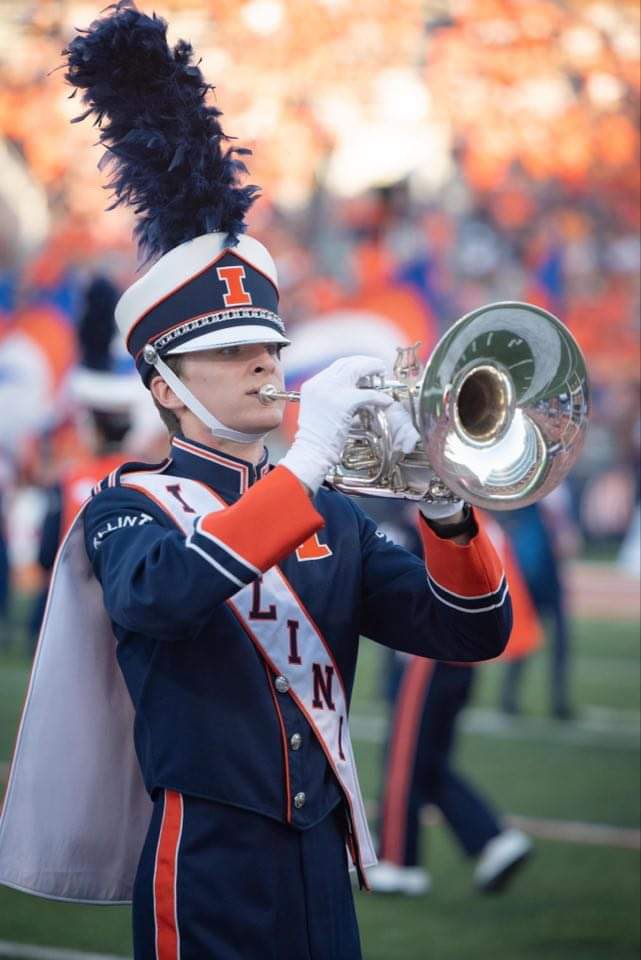 RMHS Mustang Bands (@rmhs_bands) on Twitter photo Marching Mustangs Alumn, Allen N, marching in the Marching Illini at the University of Illinois! <a href="/RMHSMUSTANGS/">Rolling Meadows HS</a> <a href="/RMFineArts/">RMHS Fine Arts</a> <a href="/RMMusicBoosters/">RMHS Music Boosters</a> #wherevertheyroam Marching Mustangs Alumn, Allen N, marching in the Marching Illini at the University of Illinois! <a href="/RMHSMUSTANGS/">Rolling Meadows HS</a> <a href="/RMFineArts/">RMHS Fine Arts</a> <a href="/RMMusicBoosters/">RMHS Music Boosters</a> #wherevertheyroam