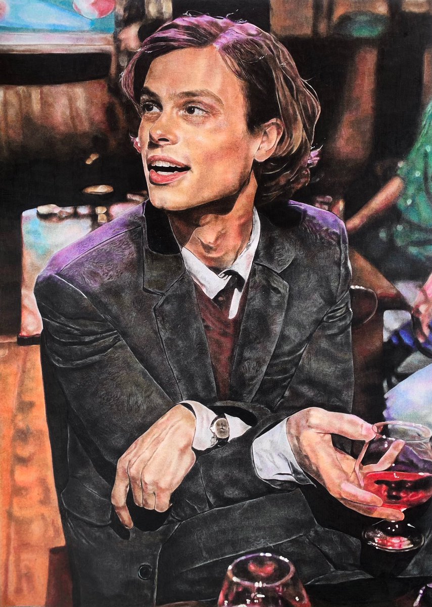 my 2nd drawing of matthew gray gubler as dr.spencer reid from the season 2 of ”criminal minds” ✰ this one took me a week to complete (around 30-35 hours), hope you’ll like it! @criminalminds @GUBLERNATION #biggreenhand #matthewgraygubler