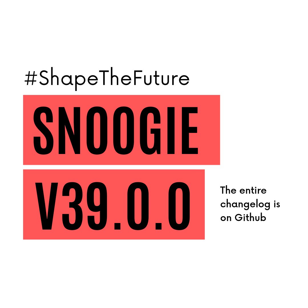 linkspreed's tweet photo. ๐ฅ Big news from Snoogie! Introducing Snoogie Version 39! ๐ Explore new features and improvements. Don't miss out, update today! #Snoogie #NewRelease #Upgrade https://t.co/uIi4NboVue