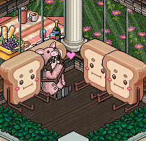 calling all mentally ill habbos! (so everyone) 

i am giving away x1 Emotional Support Toast 🍞

all you need to do to enter the giveaway is to follow me and RT this (.com only)

ends in 72 hours !! good luck ✨