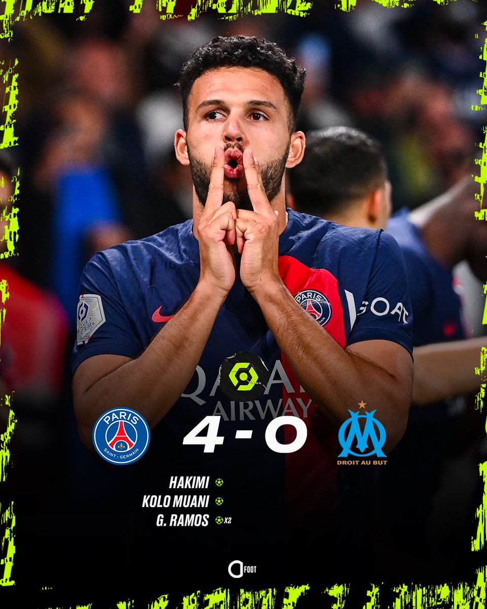 ActuFoot_'s tweet photo. VICTOIRE ÉCRASANTE DU PARIS SAINT-GERMAIN ! 🔴🔵 https://t.co/PKge9aEn2z