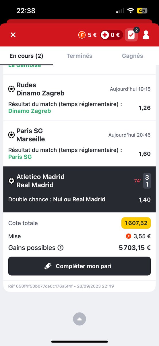 3001Tiago's tweet photo. le real qui me fait perdre 5700€ @Betclic aidez moi svp #AtletiRealMadrid #betclic https://t.co/5KFocxeOUx