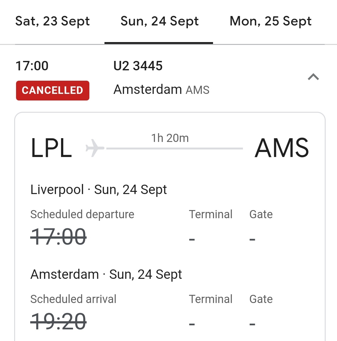 s_art_ko's tweet photo. @easyJet Hi, what was the reason of this flight cancellation (U2 3445)? *pic. https://t.co/yJpmYtFAIb
