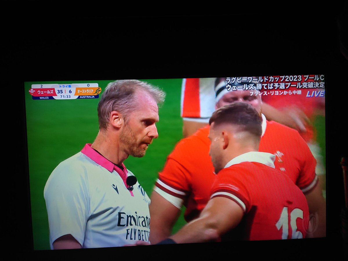 Atsumick_j's tweet image. 早起きして見てるんだけど…

ワラビーズ🇦🇺どうした!?!?😱

確かにウェールズ🏴󠁧󠁢󠁷󠁬󠁳󠁿強いから接戦にはなるなと思ってたけど斜め上行き過ぎだろ😨

…と呟いてる間に更にトライ入っgてノーサイド｡行ける所まで行っちゃったよ🏴󠁧󠁢󠁷󠁬󠁳󠁿!!!

結果⇒🏴󠁧󠁢󠁷󠁬󠁳󠁿40-06🇦🇺

※🇦🇺の得点は全てPG

 #RWC2023  #AUSvsWAL