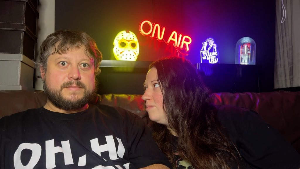 Set up for the movie podcast #moviepodcast #filmpodcast