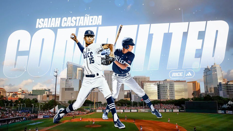 Isaiah Castañeda (@isaiahjc11) on Twitter photo I am excited to announce that I will be furthering my academic and athletic career at Rice University. I am excited to announce that I will be furthering my academic and athletic career at Rice University.