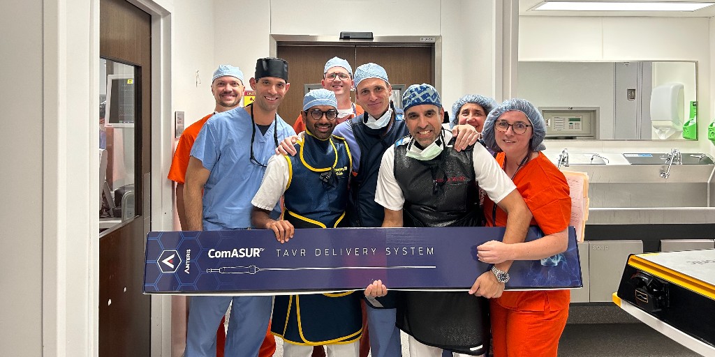 Congratulations and thank you to  Dr. <a href="/tavrkapadia/">Samir Kapadia</a> Dr. Amar Krishnaswamy, Dr. Rishi Puri and the entire team at <a href="/ClevelandClinic/">Cleveland Clinic</a> for enrolling their first patients in the DurAVR THV US Early Feasibility Study. #DurAVR #TAVR #TAVI #AnterisTech #aorticstenosis #proudtobeanteris