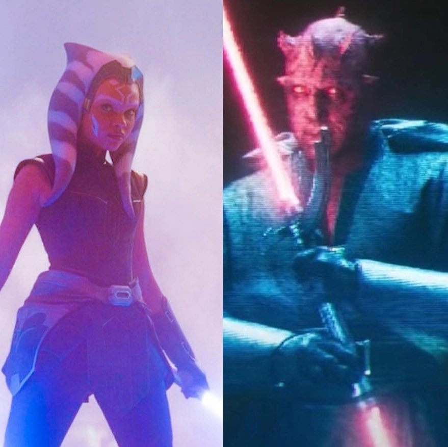 Friendly reminder: 17 year old #Ahsoka defeated 35 year old Darth Maul in his prime on Mandalore.