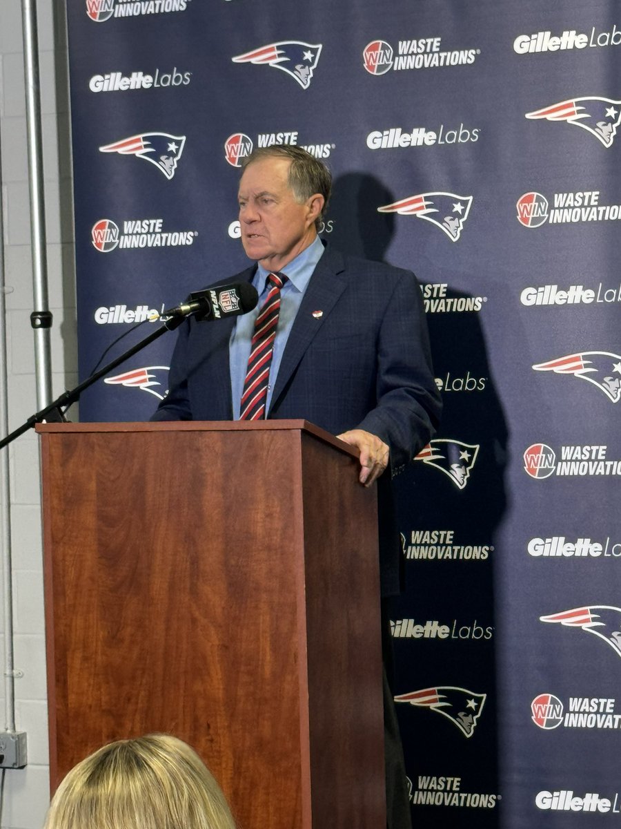 Belichick says #Patriots rookie Chad Ryland showed “a lot of mental toughness” kicking today in the conditions.