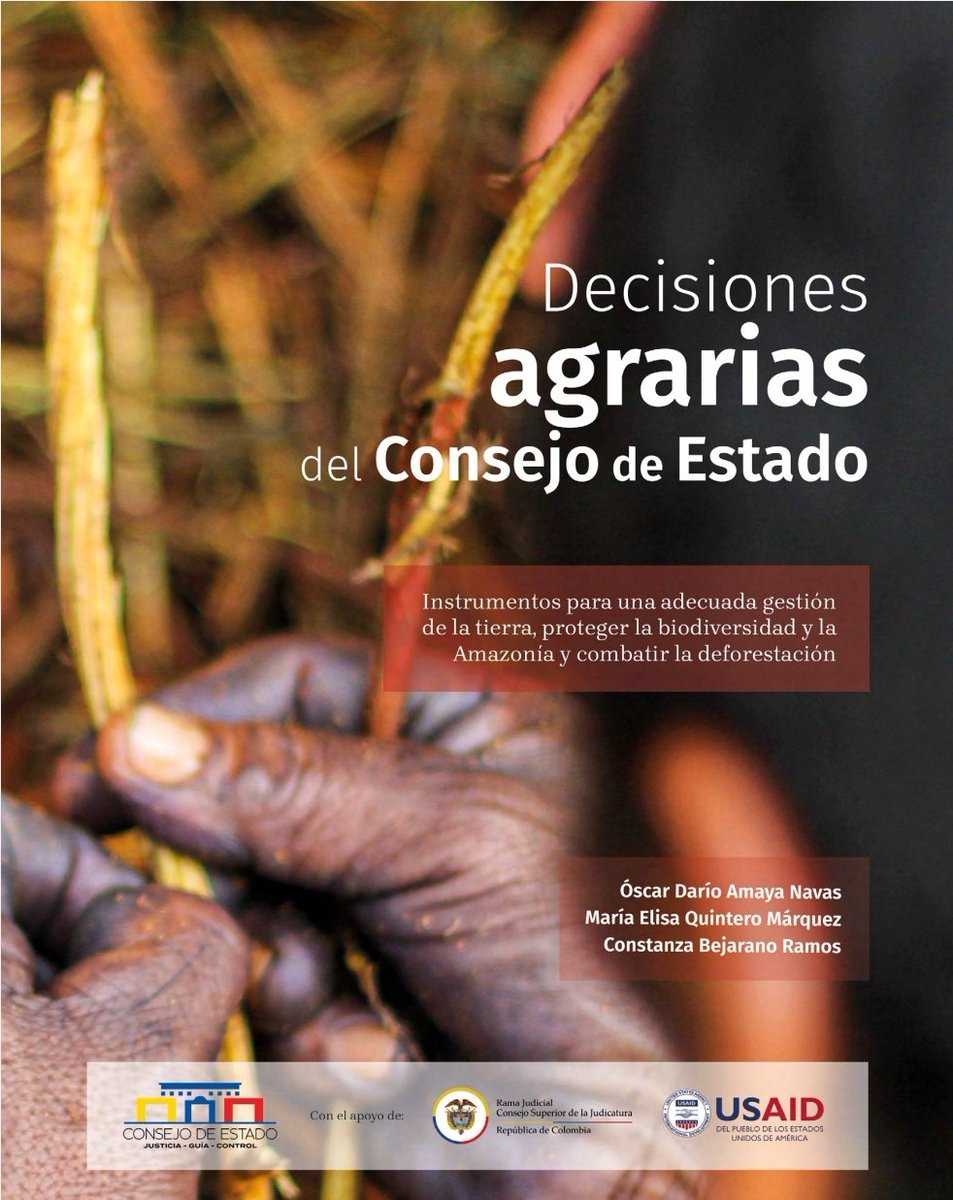 🚨 Compartimos con Ustedes "Decisiones agrarias del Consejo de Estado" importante material de consulta, muy recomendado 
drive.google.com/file/d/1McL2tI…