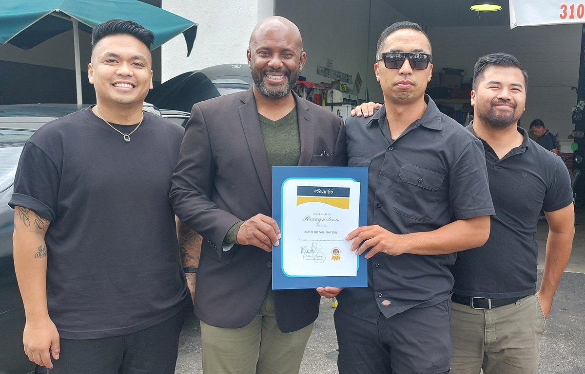 AsmMikeGipson's tweet photo. G.I.G.A.T.T. and Auto Detail Nation near I-110 in #AD65 are my last two #Star65 spotlights of the summer.
Strong supporters or their communities and great for auto needs, each a dozen years and counting!
Proudly supporting local job creators like these as we transform the 65th. https://t.co/fKyvACMRhw