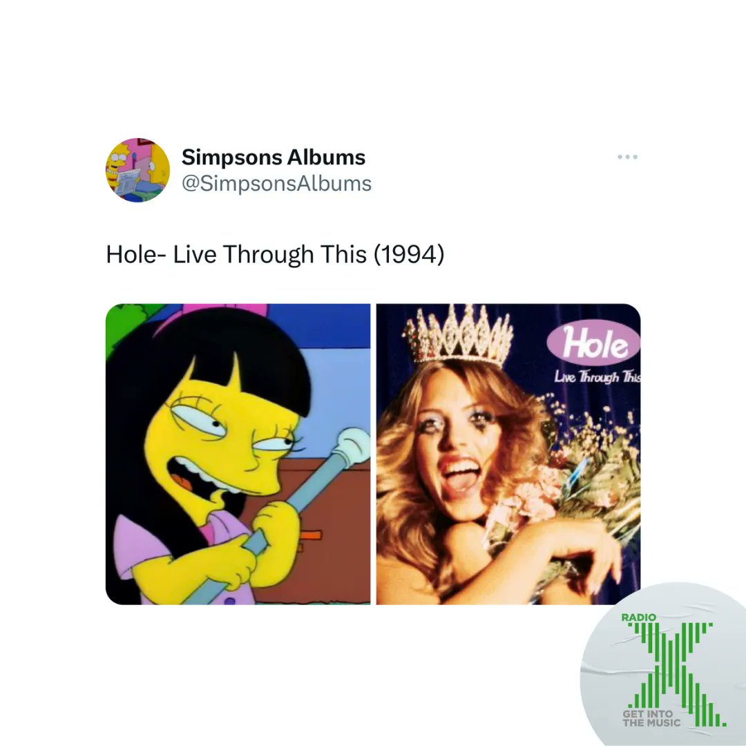 RadioX's tweet photo. .@simpsonsalbums, Grunge Edition 🤘🎸 https://t.co/nUOdwFNibM
