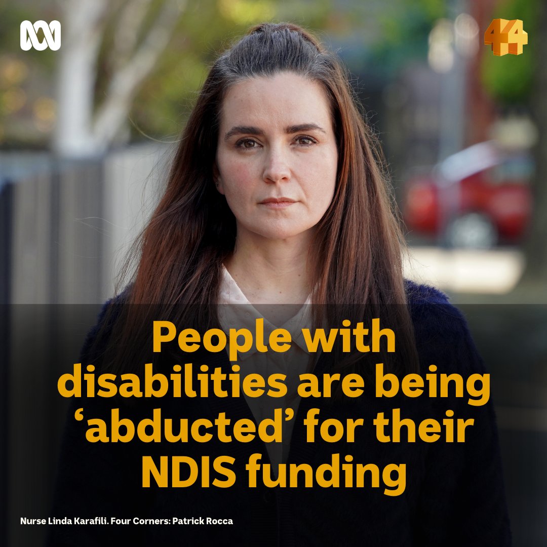 abcnews's tweet image. This nurse had to rescue a client after he was coerced into switching his accommodation. 

A Four Corners investigation into the NDIS has revealed disturbing allegations from insiders. Read more: ab.co/3ZrRRrv  

#4Corners #NDIS #disability