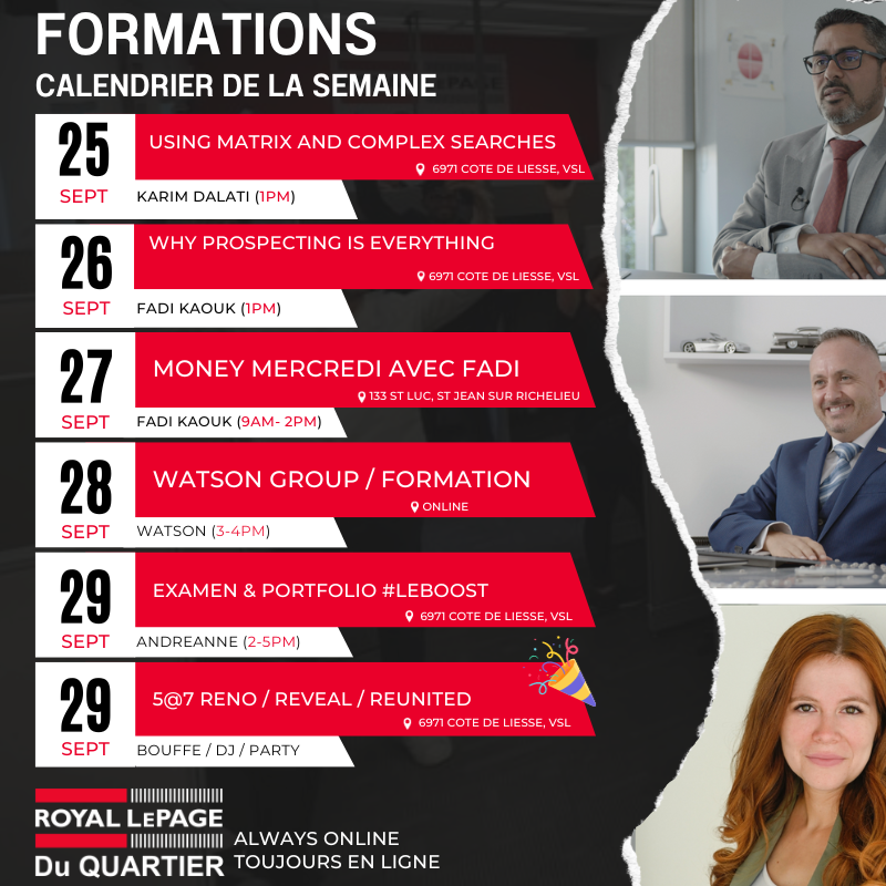 RLPduQuartier's tweet photo. Enjoy this week's schedule!

#RLPDQ #Royallepageduquartier #Bootcamp #Training #rlpduquartier #Montreal https://t.co/FL2nIPe5xF