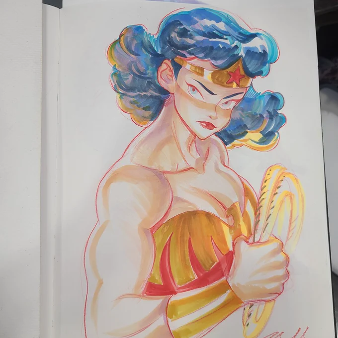 Finish. #rccc #ArtCommission #WonderWoman 
