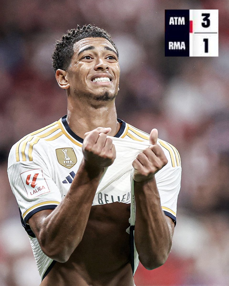 ESPNFC's tweet photo. Real Madrid lose their first match of the season and fall to third in LALIGA 🤯 https://t.co/rLWGl8Zdlm