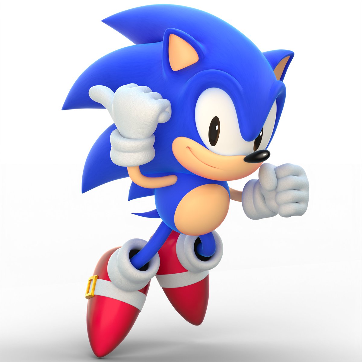 new classic sonic model and render! ( i used blender) : r