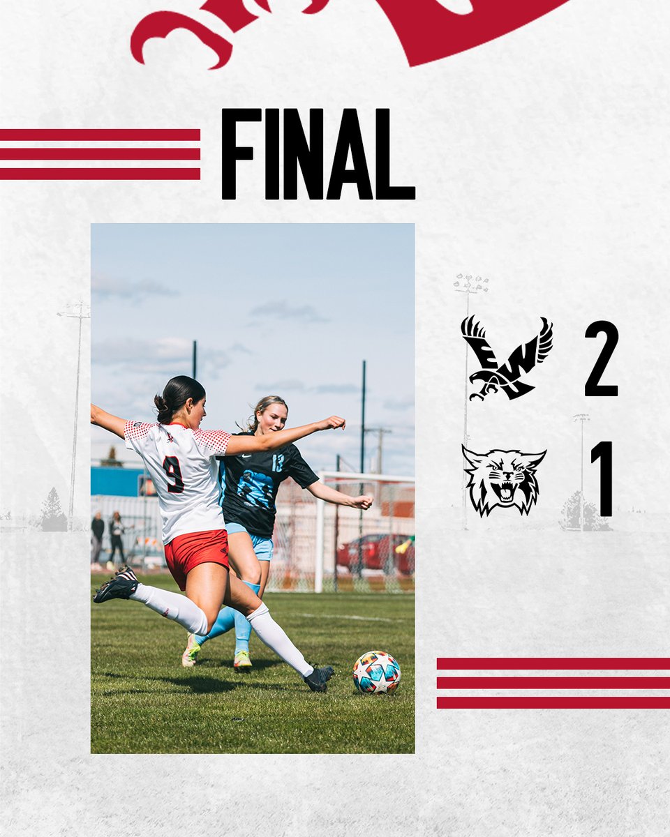 EWUSoccer's tweet photo. ROAD WINNNN!!!! The Eags earn their first conference victory, getting goals from Maddie Morgan and Riley Arribas! Kiara Matson makes 5 saves in the 2nd half!

#GoEags #ncaasoccer #soccer @EWUAthletics https://t.co/uL4iiGVNVC
