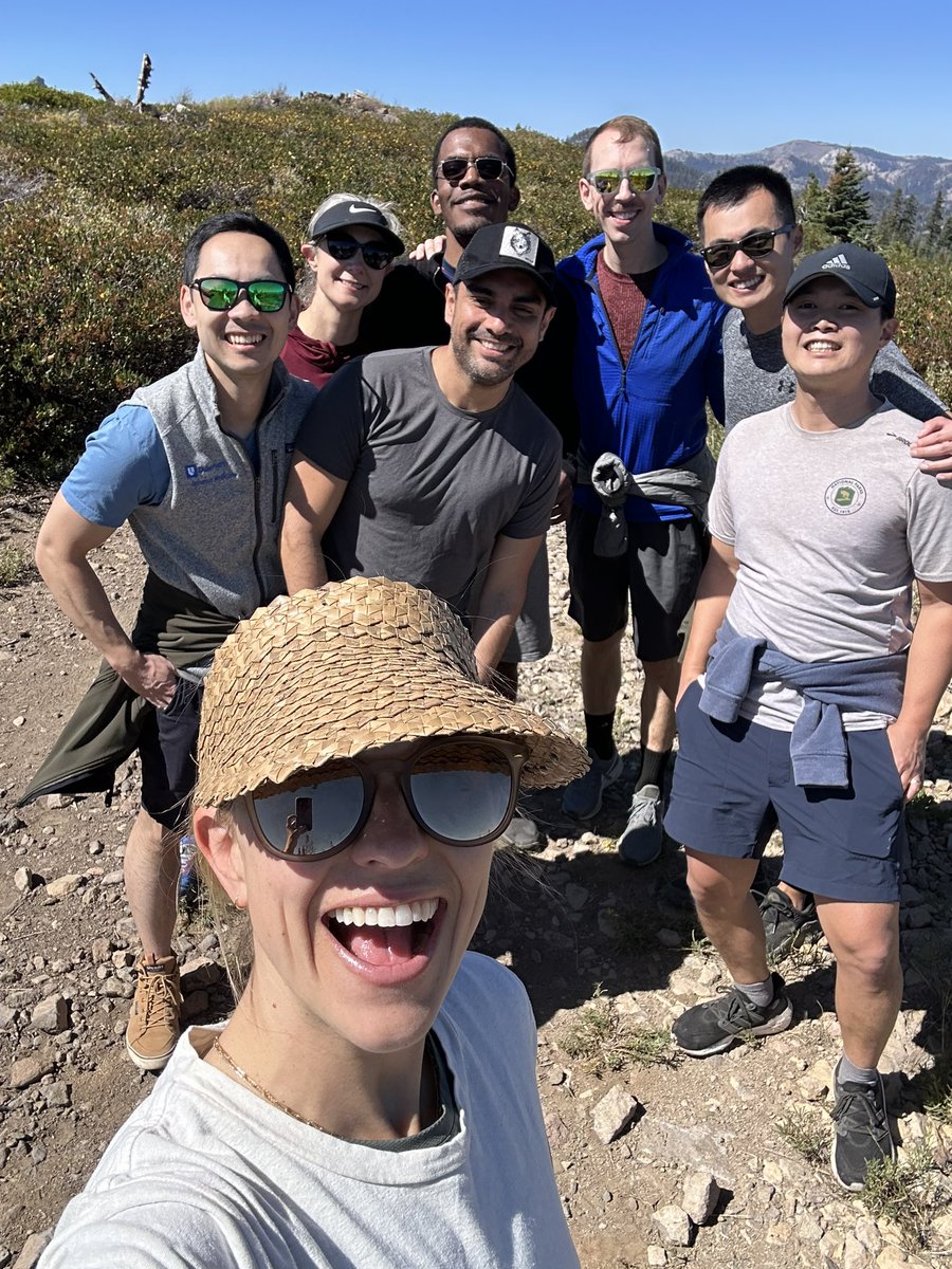 alixjpruzansky's tweet photo. Pickle ball, homemade jerk chicken, codenames, and getting (a little) lost in the mtns with the best co-fellows in the game! Big thanks to our attendings who covered a very busy hospital for our Tahoe retreat weekend !🫀🌿🌞 https://t.co/uDgI2myjH9