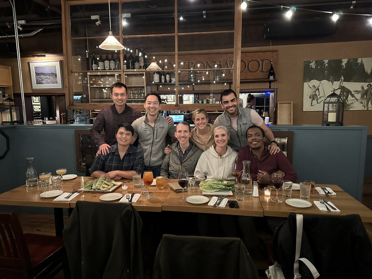 alixjpruzansky's tweet photo. Pickle ball, homemade jerk chicken, codenames, and getting (a little) lost in the mtns with the best co-fellows in the game! Big thanks to our attendings who covered a very busy hospital for our Tahoe retreat weekend !🫀🌿🌞 https://t.co/uDgI2myjH9