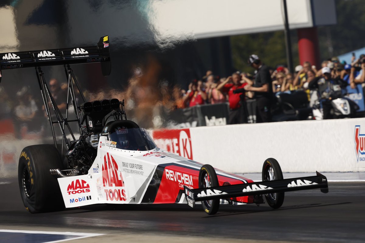NHRA's tweet photo. .@Air_Doug does it again! He gets the Wally at the @betwayusa #CarolinaNats! https://t.co/HmFYYGIMTP