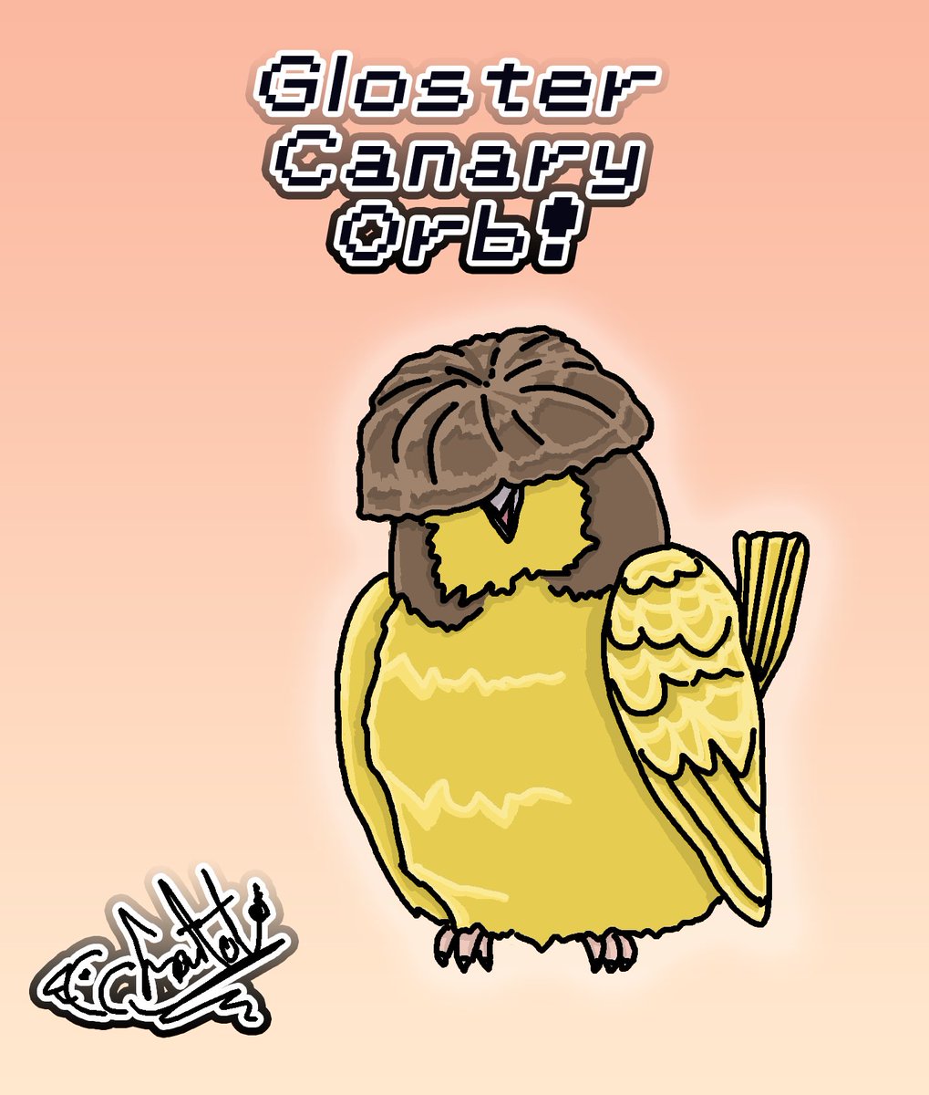 ChattyChatot's tweet photo. 23rd Septembird! I think he turned out Great! Let me know what you think of Gloster Canary orb of stylish❤️🦜#girlgamer #gamergirl #birds #birdlovers #birbart #birdorb #birb #bird #howtodraw #septembird #septembirds #septembird2023 #septembirdchallenge #glostercanary https://t.co/fqCVql7Z0P