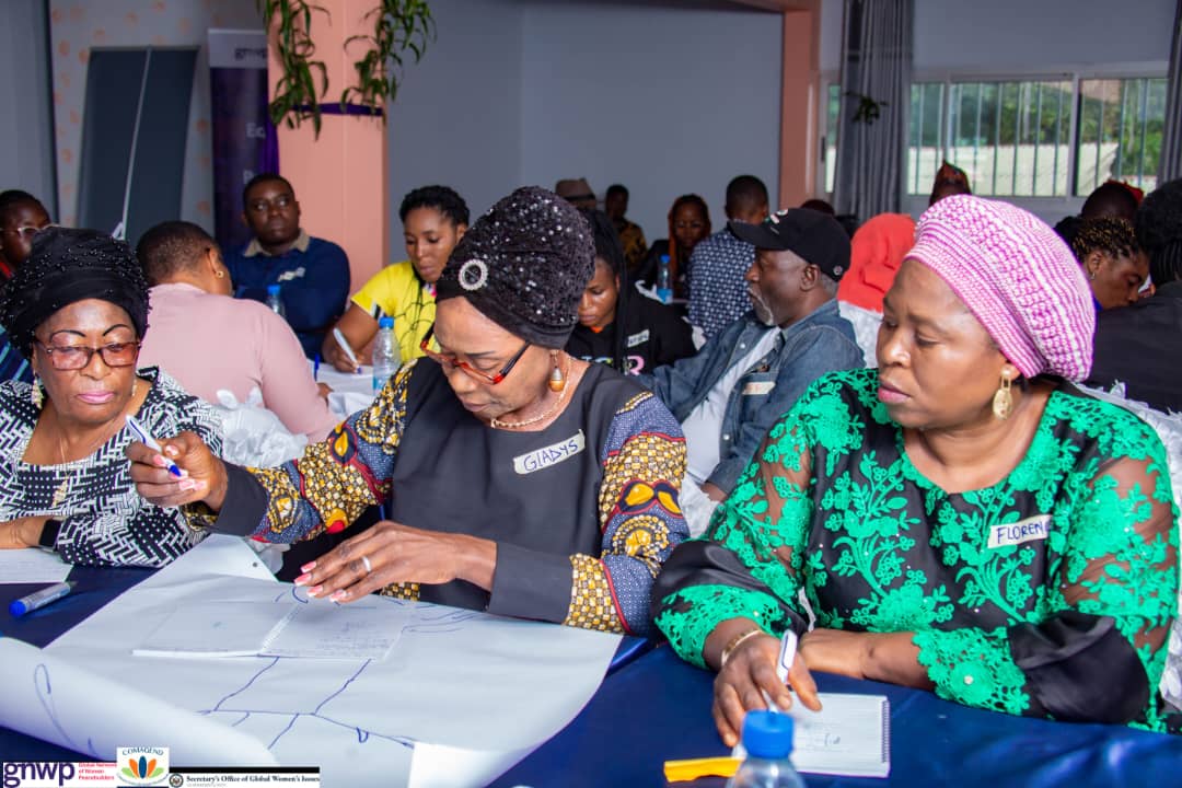 With our partners <a href="/gnwp_gnwp/">Global Network of Women Peacebuilders (GNWP)</a> &amp; support from <a href="/StateGWI/">The Secretary's Office of Global Women's Issues</a>, we are  #Localizing1325 in Bamenda II &amp; engaging local stakeholders to explore the #WPS as a 🔑 tool for promoting 🕊️ &amp; gender equality. 
#WINSLocalizing1325 #WPSforSHE #WomenSustainPeace