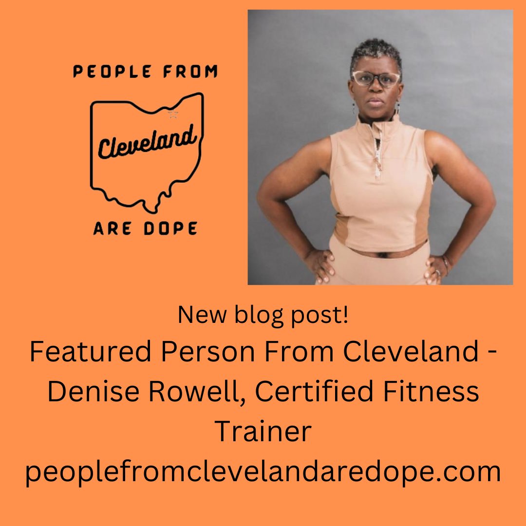 emiller514's tweet photo. New blog post! Denise Rowell is Dope! Check out one of her classes if you’re in the Cleveland area. On IG at un.den.iable_fitness.
https://t.co/TarL9LvxWd https://t.co/rGz87kv5BU