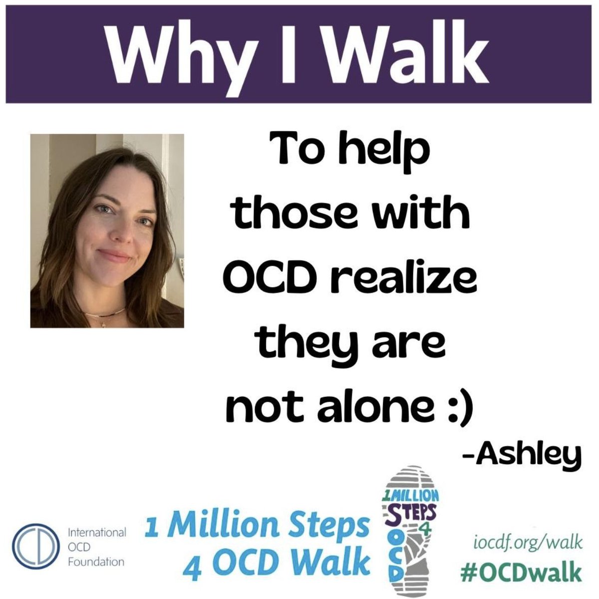 ocdlouisiana's tweet photo. What's your reason for walking in the #OCDwalk? Follow the link below to join us!
https://t.co/GqXPrCUJPe https://t.co/ufETrc9zZo