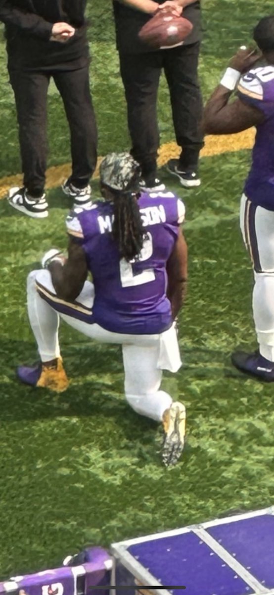 Why are the Vikes 0-3? It all starts with kneeling for the national anthem  <a href="/AlexMattison22/">Alexander Mattison</a>