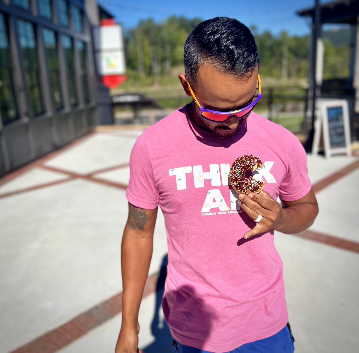 Cheat Day Treat 🍩 #combatironapparel #cmbtiron #ciatacticalathlete #tacticalathlete #cia #liftheavy #movefast #staydeadly #cmbtironchicks #cmbtirn #combatironchicks #ciaathletes #combatironapparelco #ciatacticalathlete